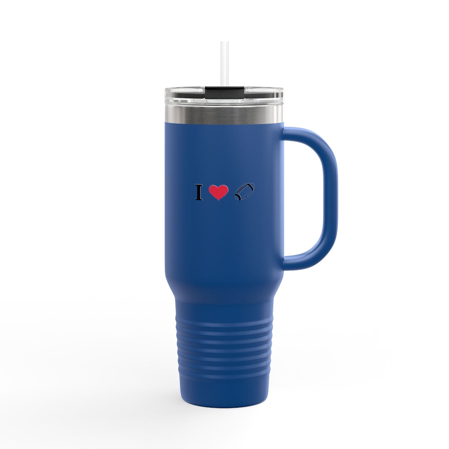 I Love Football Insulated Travel Mug, 40oz - Perfect For Writers, Students, Teachers | Funny Gift | Travel Coffee Mug | Stylish Tumbler | [...]