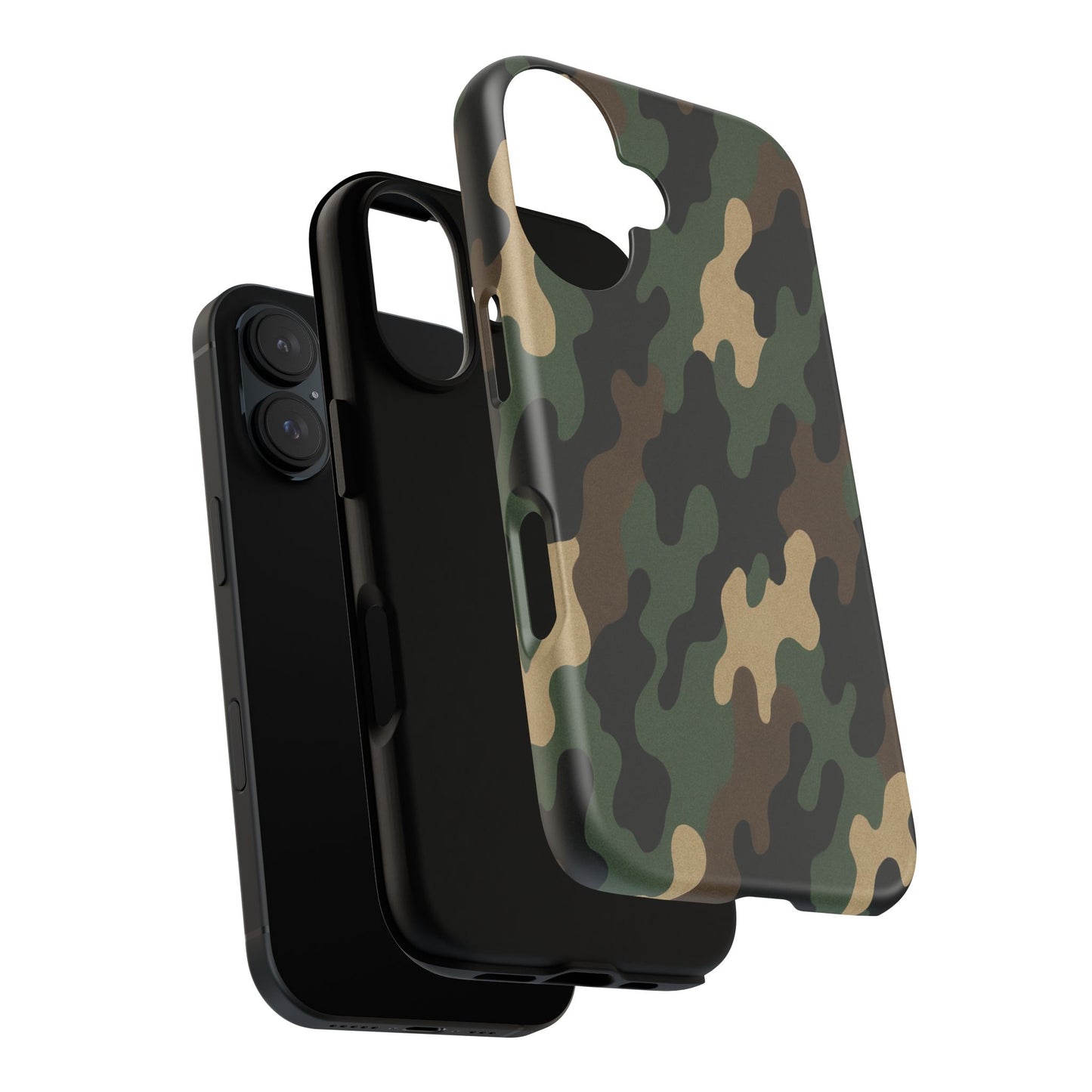 Camouflage Phone Case, Tough Cases, Military Style, Unique Phone Accessories, Gift for Him, Durable Phone Cover