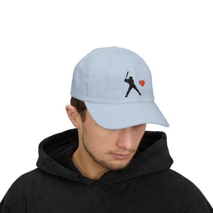 Baseball Love Dad Cap - Perfect Gift for Sports Dads, Father's Day, Casual Wear, Summer Style, Stylish Baseball Hat