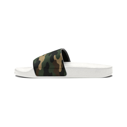 Camouflage Men's Slip-On Sandals | Casual Comfort Footwear for Summer, Beach Days, Outdoor Activities, Gifts for Him, Fashionable Slides