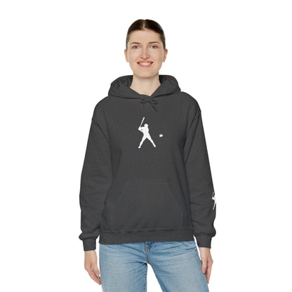 Sporty Unisex Baseball Hooded Sweatshirt, Casual Hoodie for Athletes, Perfect for Gifts, Comfy Streetwear, Ideal for Sports Events, Personal Use