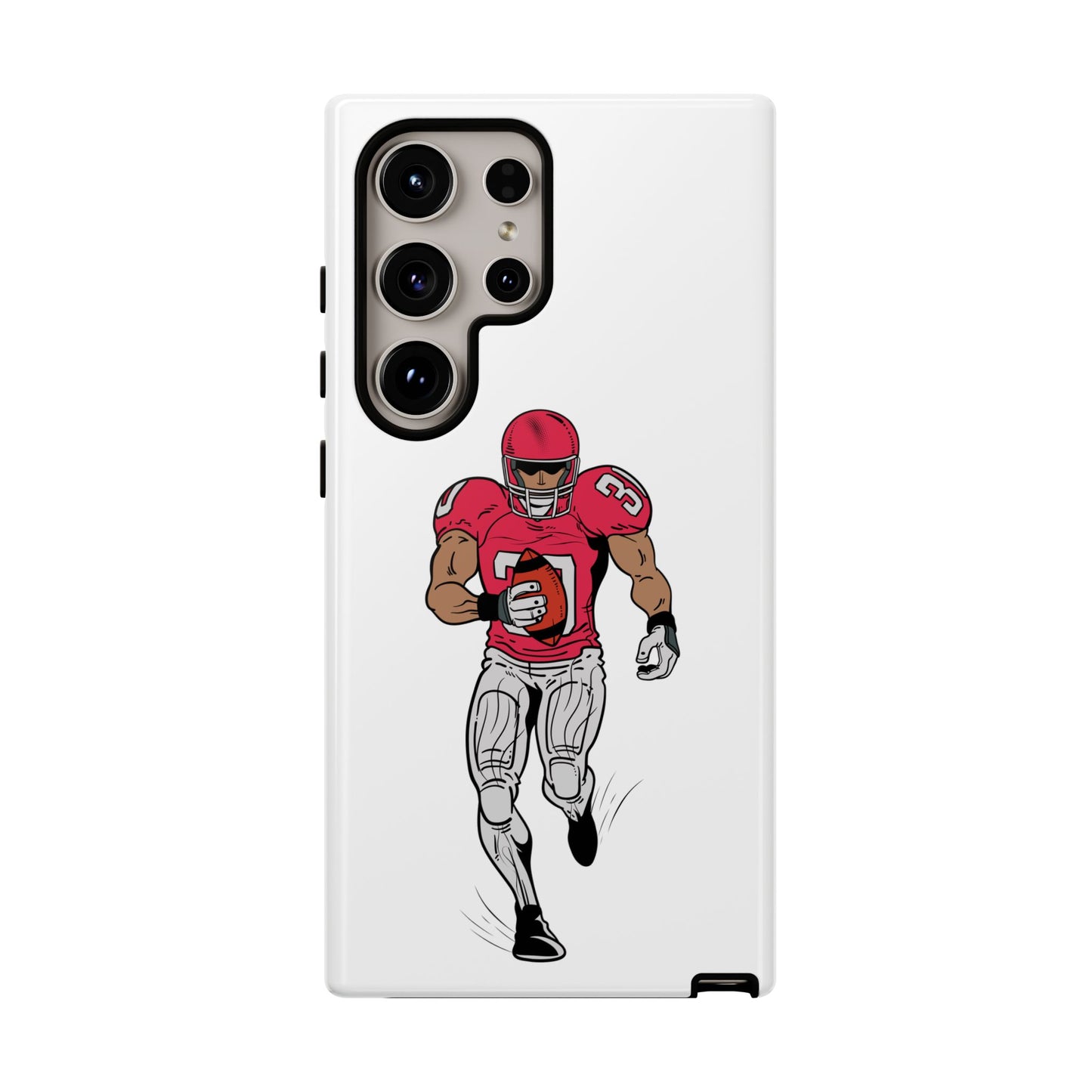 Football Player Tough Case, Sports Phone Cover, Athlete Gift, Tough Phone Case, Fall Sports, Football Lover's Accessory