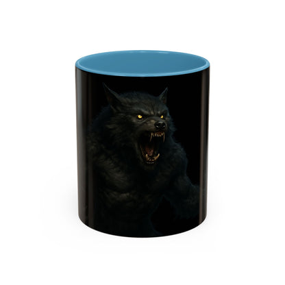 Howling Werewolf Coffee Mug - Perfect Gift for Horror Lovers, Wolf Enthusiasts, Halloween Decor, Unique Drinkware, Gothic Homeware