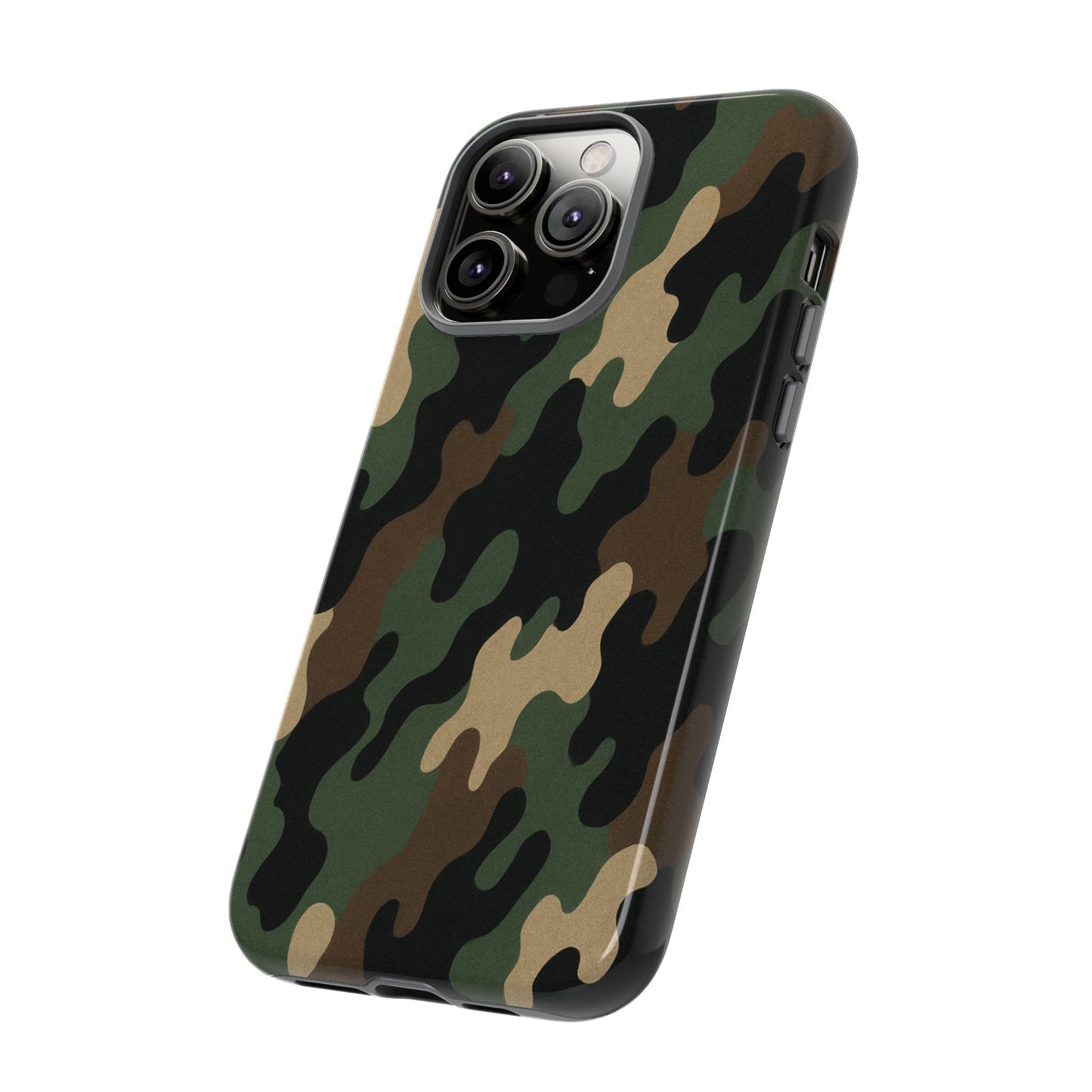 Camouflage Phone Case, Tough Cases, Military Style, Unique Phone Accessories, Gift for Him, Durable Phone Cover