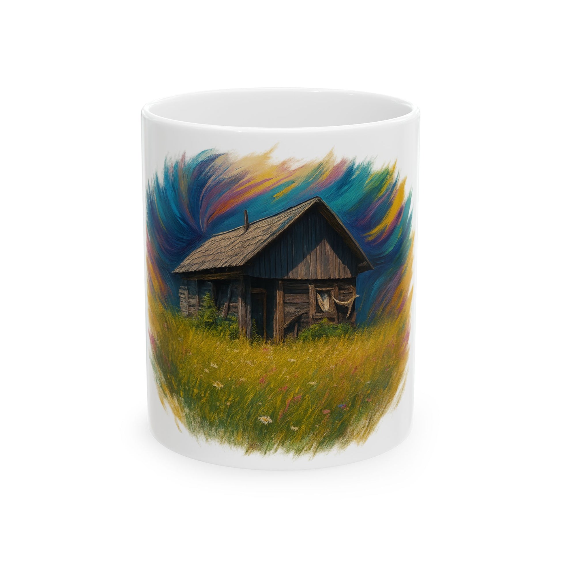 Vibrant Landscape Ceramic Mug for Nature Lovers - Perfect for Coffee, Tea, Gifts, Home Decor, 11oz & 15oz - product image