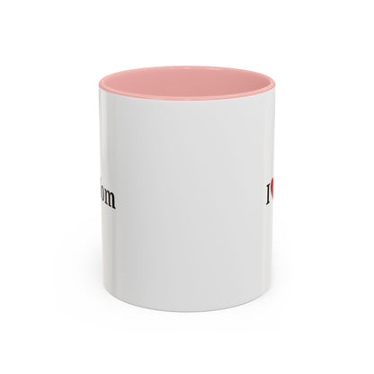 I Love Mom Accent Coffee Mug - Perfect Gift for Mother's Day & Special Occasions