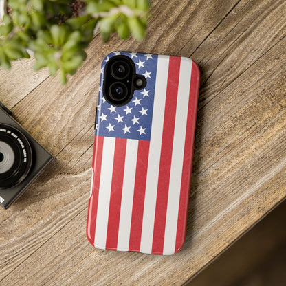 American Flag Phone Case - Patriotic Cell Cover, Tough Cases, USA Pride, Independence Day Gift, Veteran's Day, Phone Protection