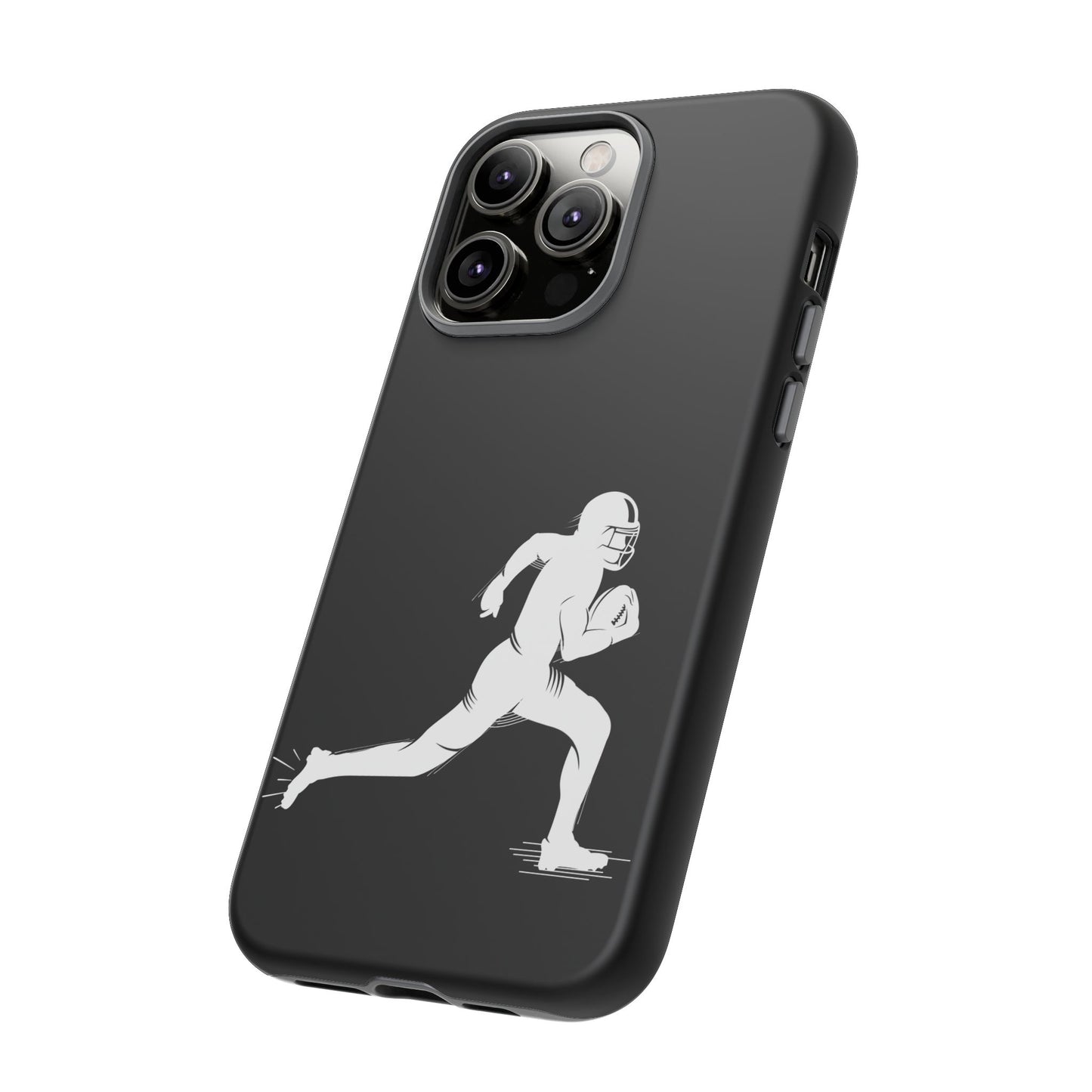Football Player Phone Case, Tough Cases, Sports Phone Cover, Gift for Athletes, iPhone & Samsung Accessories, Running Player Design