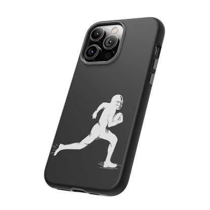 Football Player Phone Case, Tough Cases, Sports Phone Cover, Gift for Athletes, iPhone & Samsung Accessories, Running Player Design