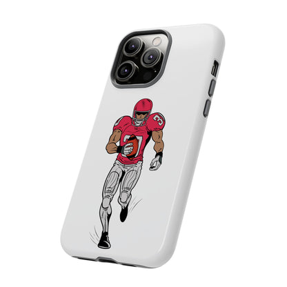 Football Player Tough Case, Sports Phone Cover, Athlete Gift, Tough Phone Case, Fall Sports, Football Lover's Accessory
