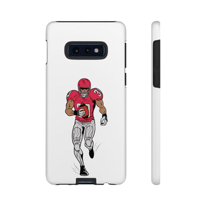 Football Player Tough Case, Sports Phone Cover, Athlete Gift, Tough Phone Case, Fall Sports, Football Lover's Accessory