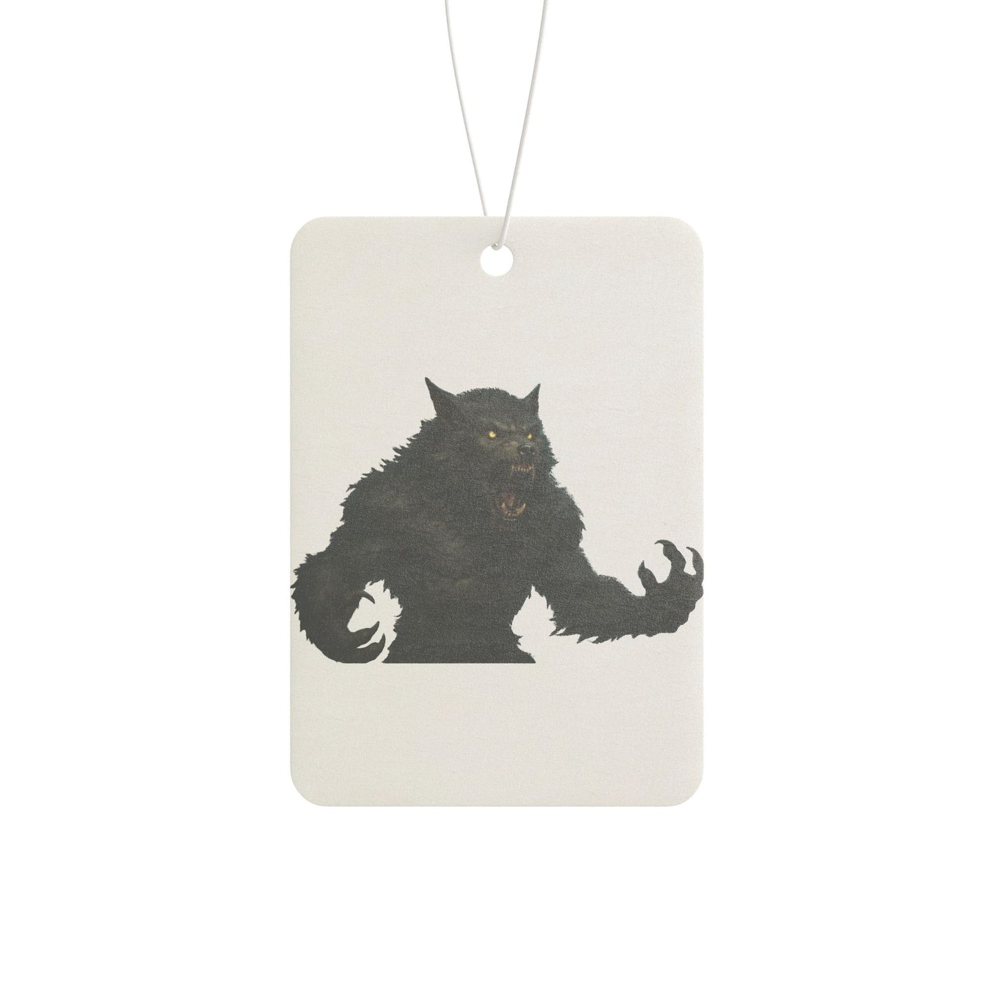Horror-Themed Car Air Freshener, Unique Werewolf Design, Fragrance Accessory for Halloween, Spooky Home Décor, Gift for Monster Lovers
