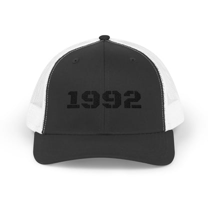 Vintage Year 1992 Snapback Trucker Cap, Retro Hat, Birthday Gift, Casual Wear, Personalized Cap, Unisex Accessory