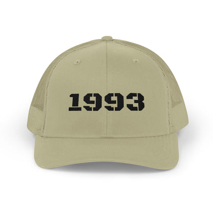 Vintage 1993 Snapback Trucker Cap, Cool Dad Hat, Casual Cap, Summer Accessory, Gift for Him, Fashion Statement Hat