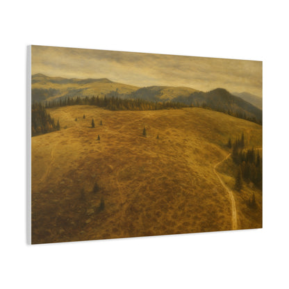 Stretched Canvas Art Print, Landscape Wall Decor, Nature Photography, Rustic Home Decor, Gifting, Earthy Art