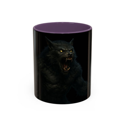 Howling Werewolf Coffee Mug - Perfect Gift for Horror Lovers, Wolf Enthusiasts, Halloween Decor, Unique Drinkware, Gothic Homeware