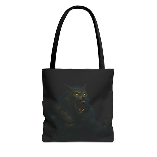 Fierce Werewolf Tote Bag - Best Bags | Gothic Decor Store | Buy Online