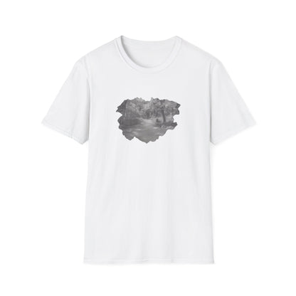 Serene Nature Landscape T-Shirt - Comfortable Unisex Tee, Outdoor Adventures, Nature Lover Gift, Casual Wear, Stylish Spring Top