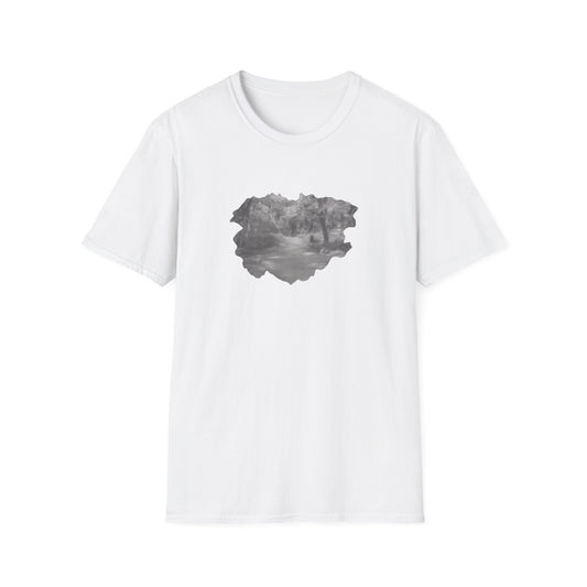 Serene Nature Landscape T-Shirt - Comfortable Unisex Tee, Outdoor Adventures, Nature Lover Gift, Casual Wear, Stylish Spring Top