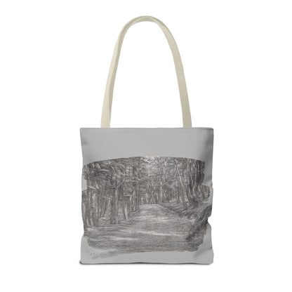Scenic Path Tote Bag, Reversible Tote, Eco-Friendly Shopper, Outdoor Adventure Bag, Gift for Nature Lovers, Stylish Carryall