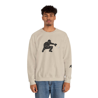 Baseball Catcher Crewneck Sweatshirt | Unisex Sports Apparel | Perfect for Game Days, Gifts, and Casual Wear | Baseball Lover's Gift