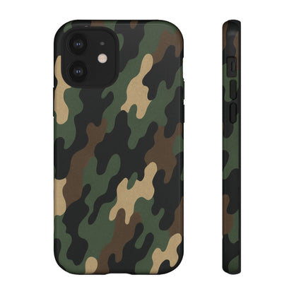 Camouflage Phone Case, Tough Cases, Military Style, Unique Phone Accessories, Gift for Him, Durable Phone Cover
