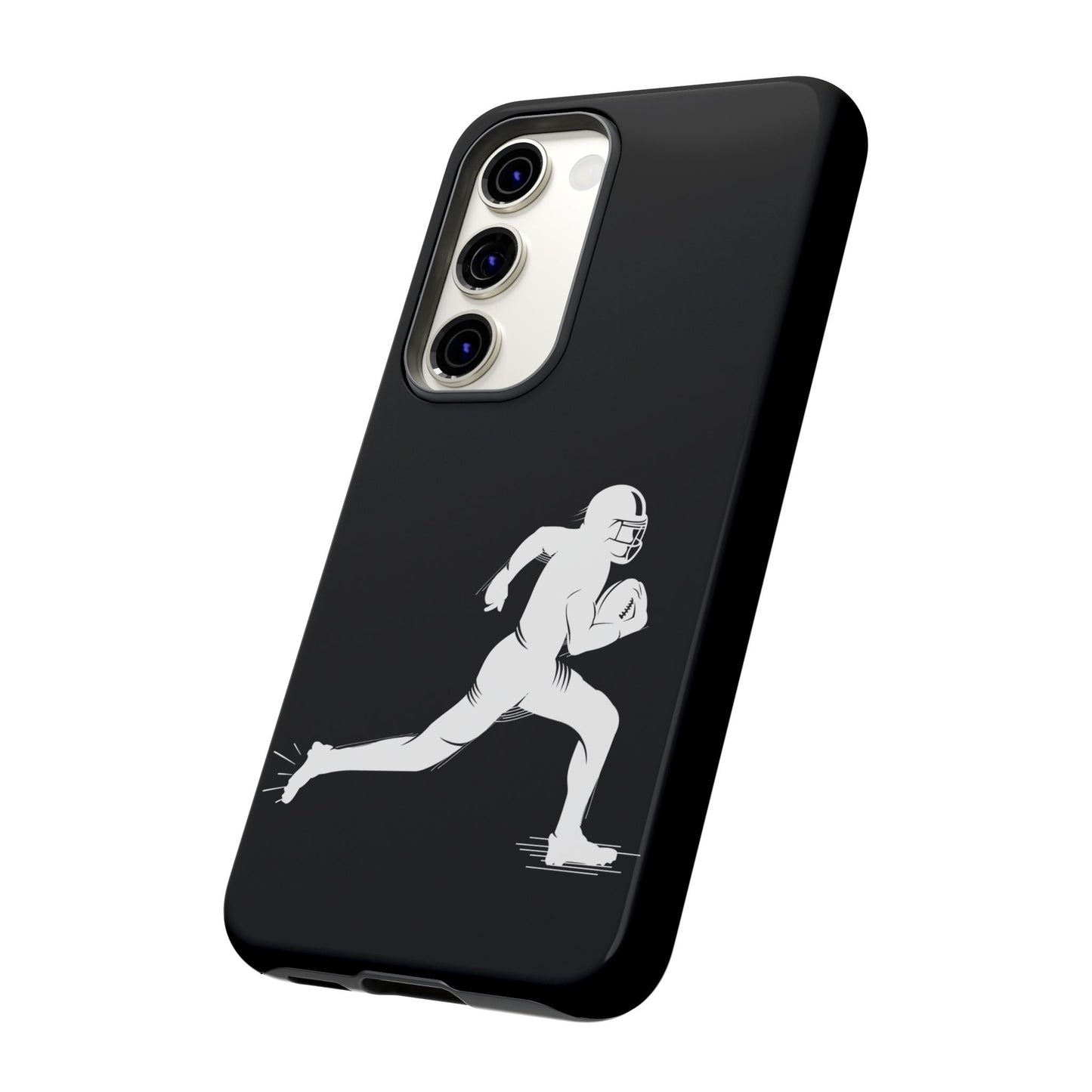 Football Player Phone Case, Tough Cases, Sports Phone Cover, Gift for Athletes, iPhone & Samsung Accessories, Running Player Design