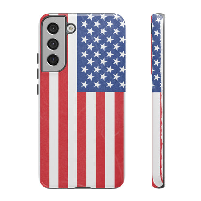 Patriotic Phone Case - Tough Cases for Veterans, USA Lovers, Independence Day, Memorial Day, Flag Design