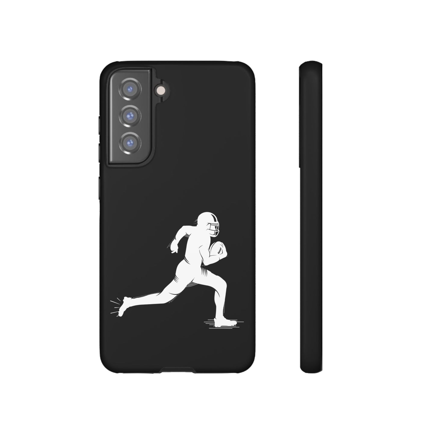 Football Player Phone Case, Tough Cases, Sports Phone Cover, Gift for Athletes, iPhone & Samsung Accessories, Running Player Design
