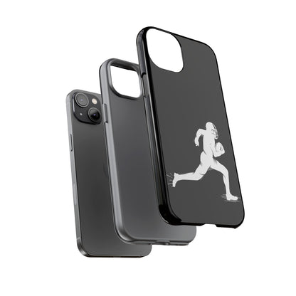 Football Player Phone Case, Tough Cases, Sports Phone Cover, Gift for Athletes, iPhone & Samsung Accessories, Running Player Design