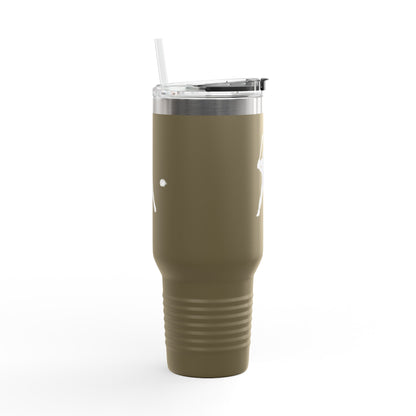 Baseball-Themed Insulated Travel Mug, Perfect for Fans & Athletes, Gift for Sports Lovers, 40oz Drinkware for Home & Road