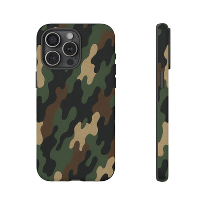 Camouflage Phone Case, Tough Cases, Military Style, Unique Phone Accessories, Gift for Him, Durable Phone Cover