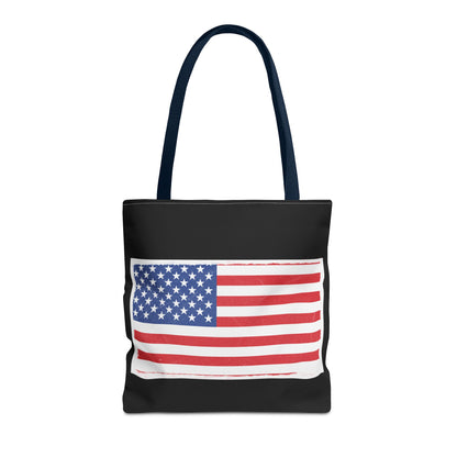 Patriotic Tote Bag, American Flag Carryall, Beach Bag, Reusable Shopping Tote, Independence Day Gift
