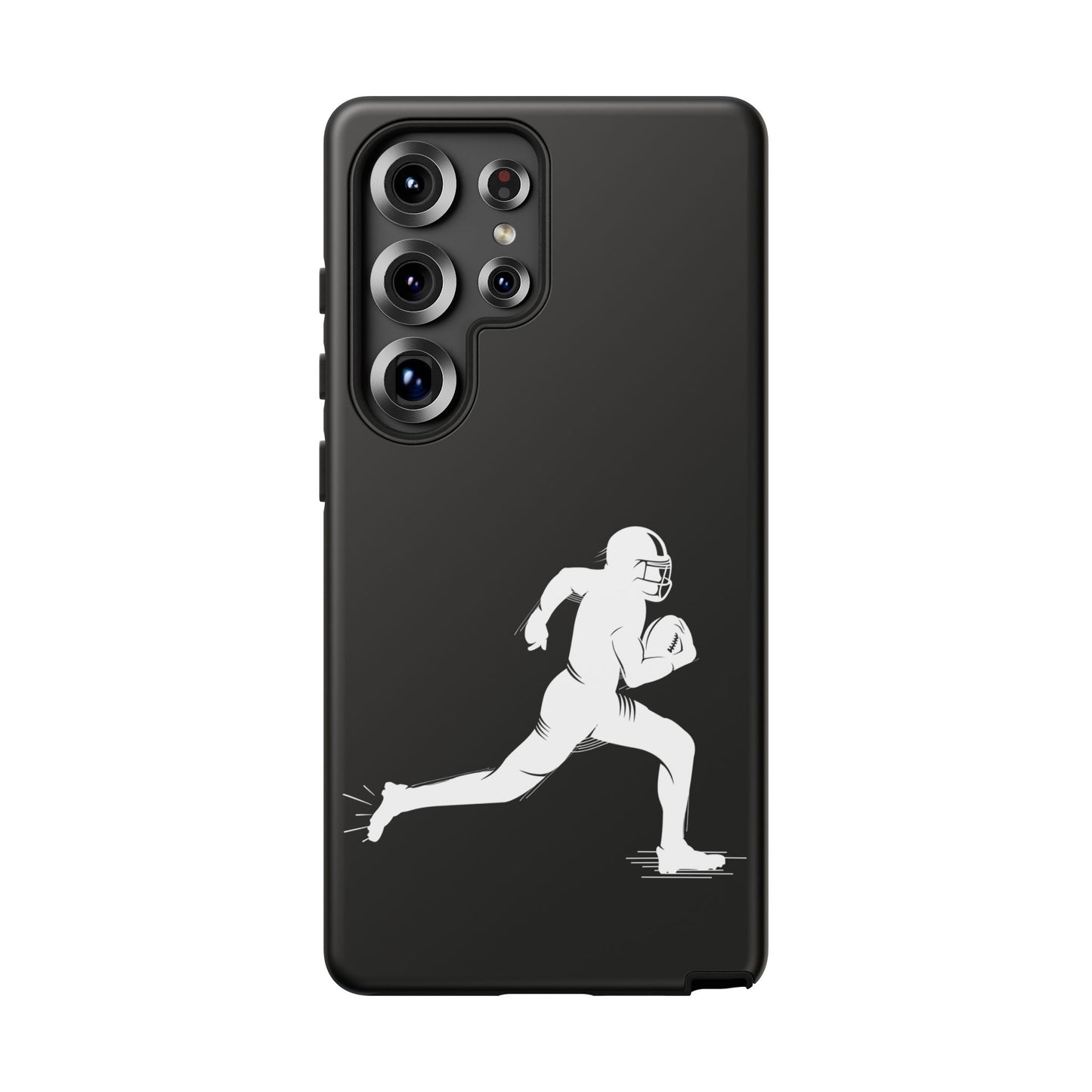 Football Player Phone Case, Tough Cases, Sports Phone Cover, Gift for Athletes, iPhone & Samsung Accessories, Running Player Design