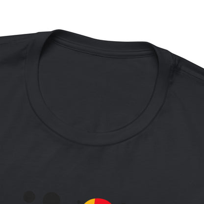 Artistic Heart Unisex Jersey Tee - Vibrant Graphic Tee, Casual Wear, Gift for Art Lovers, Birthday Surprise, Everyday Comfort