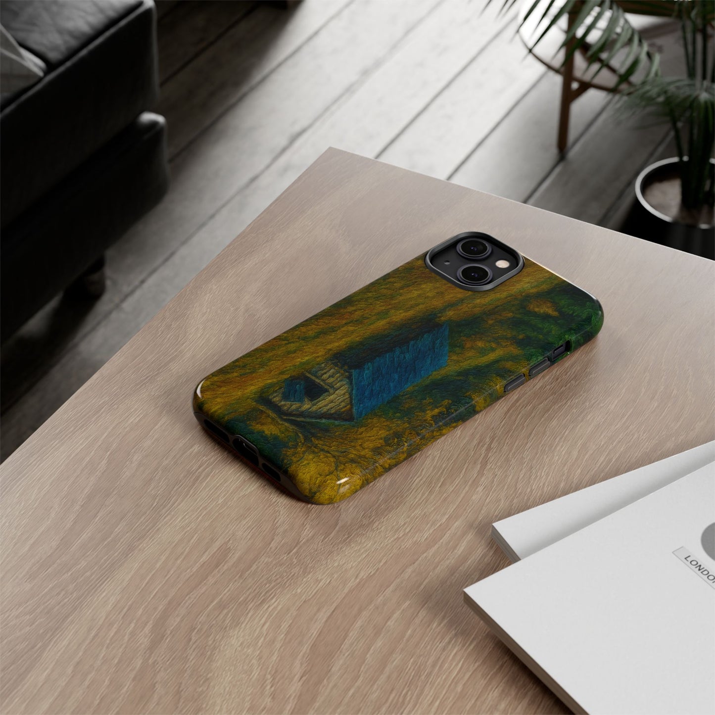 Artistic Phone Case by Tough Cases, Nature-Inspired Phone Protection, Unique Gift for Nature Lovers, Stylish Accessory, Fall Aesthetic