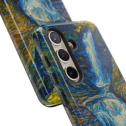 Artistic Phone Case - Waterfall Design, Unique Gift, Phone Accessory, Nature Lover, Original Artwork