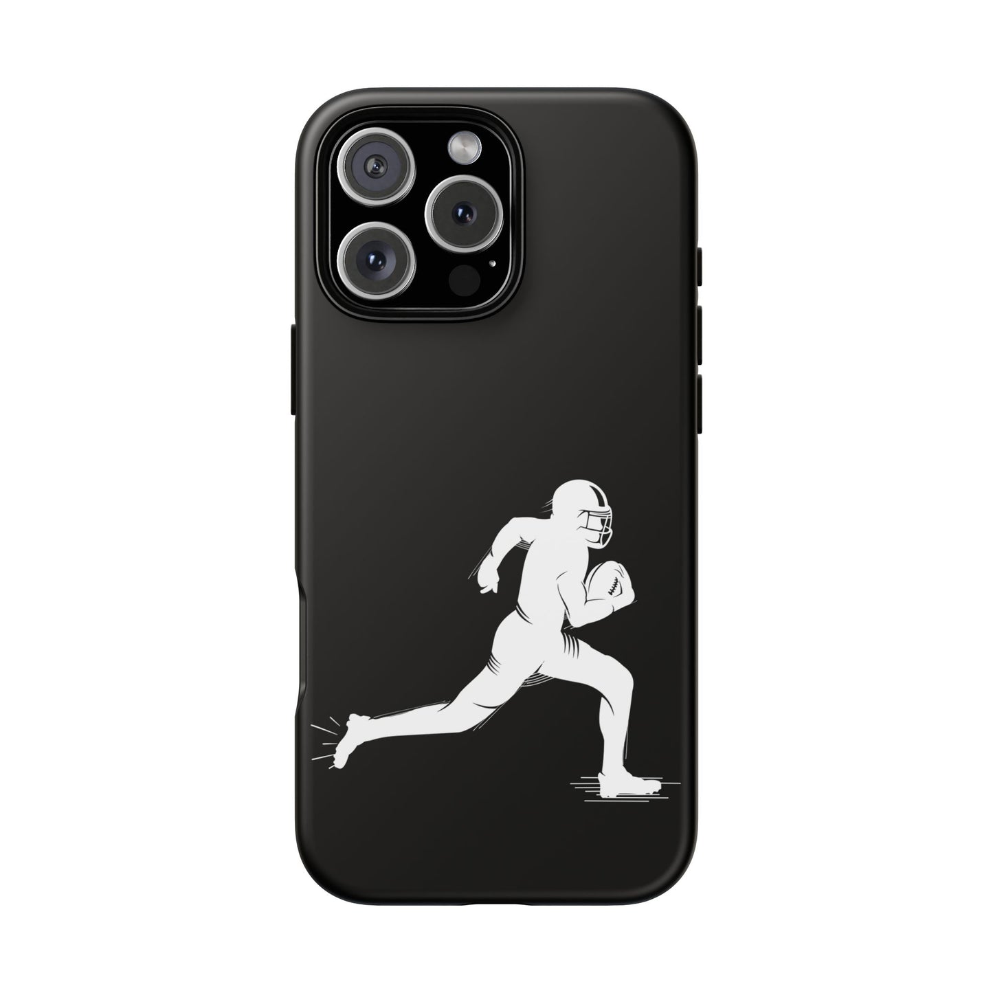 Football Player Phone Case, Tough Cases, Sports Phone Cover, Gift for Athletes, iPhone & Samsung Accessories, Running Player Design