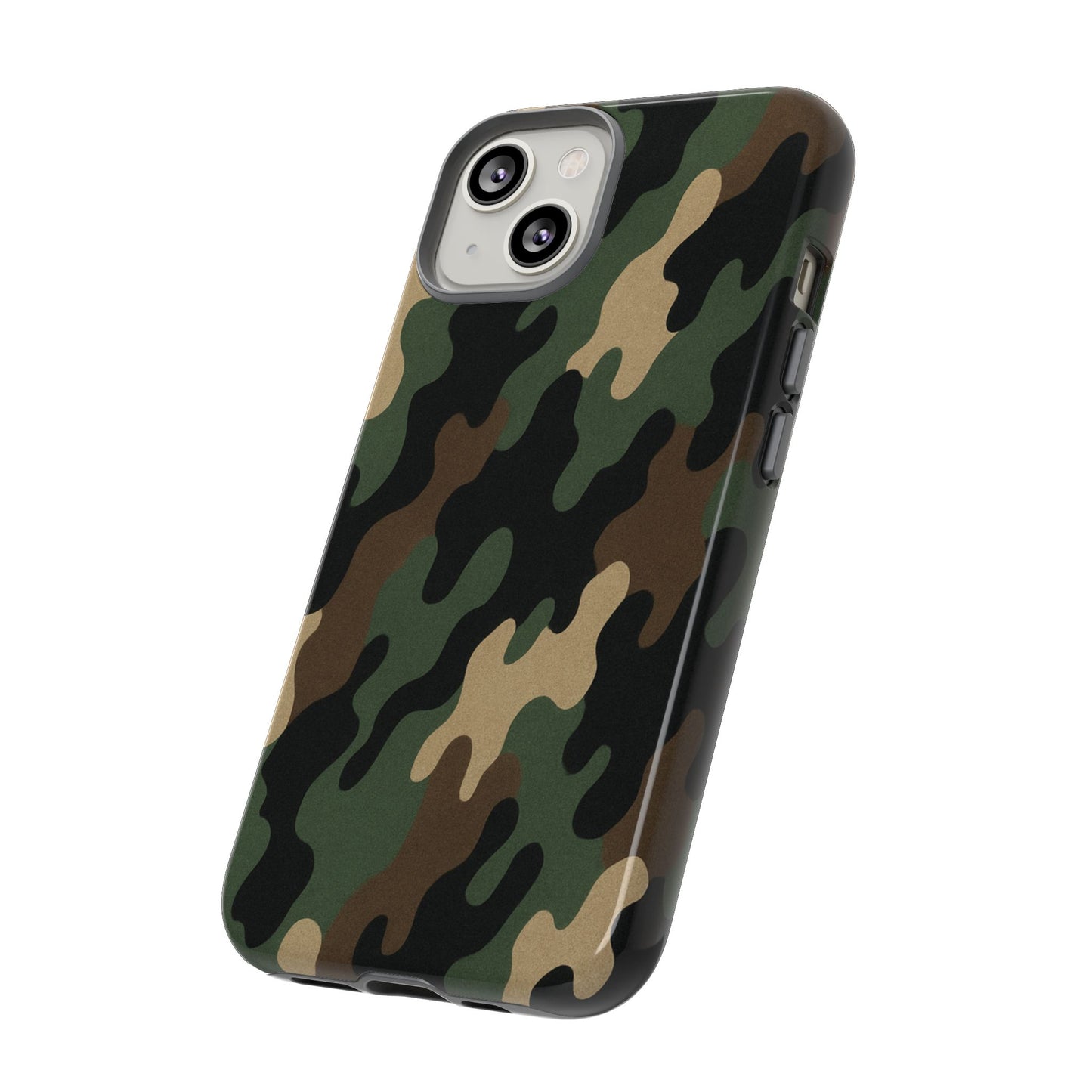 Camouflage Phone Case, Tough Cases, Military Style, Unique Phone Accessories, Gift for Him, Durable Phone Cover