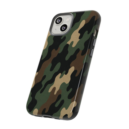 Camouflage Phone Case, Tough Cases, Military Style, Unique Phone Accessories, Gift for Him, Durable Phone Cover