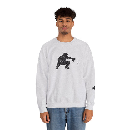 Baseball Catcher Crewneck Sweatshirt | Unisex Sports Apparel | Perfect for Game Days, Gifts, and Casual Wear | Baseball Lover's Gift