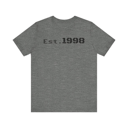 Vintage Est. 1998 Tee - Retro Unisex Shirt for Birthdays, Gifts, Everyday Wear, Casual Style, Nostalgia