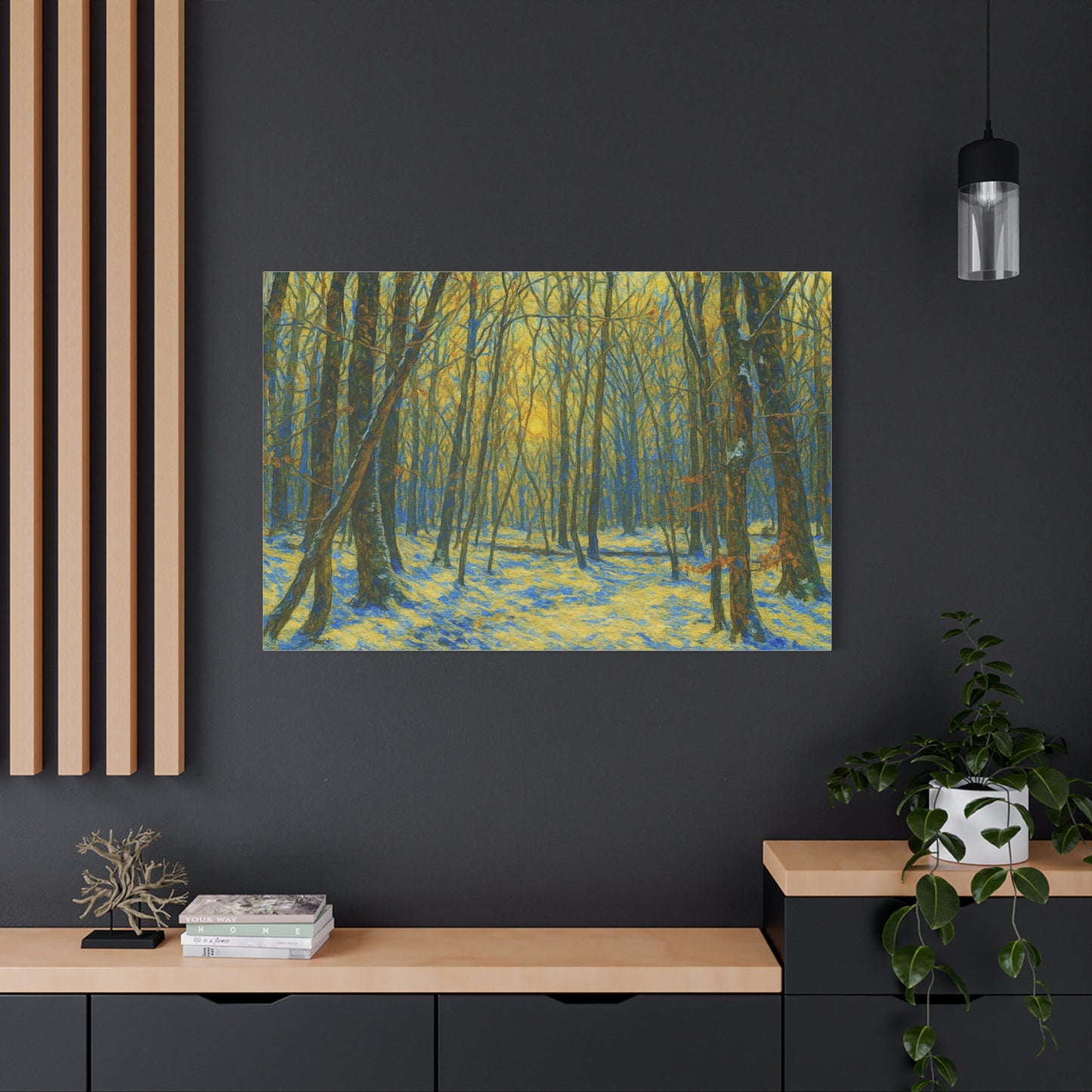 Forest Sunrise Canvas Print, Wall Art, Nature Photography, Home Decor, Gift for Nature Lovers, Landscape Artwork