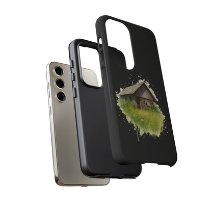 Rustic Farmhouse Phone Case, Cute Cottage Design, Tough Cases for Nature Lovers, Eco-Friendly Gift, Customizable Tech Accessories