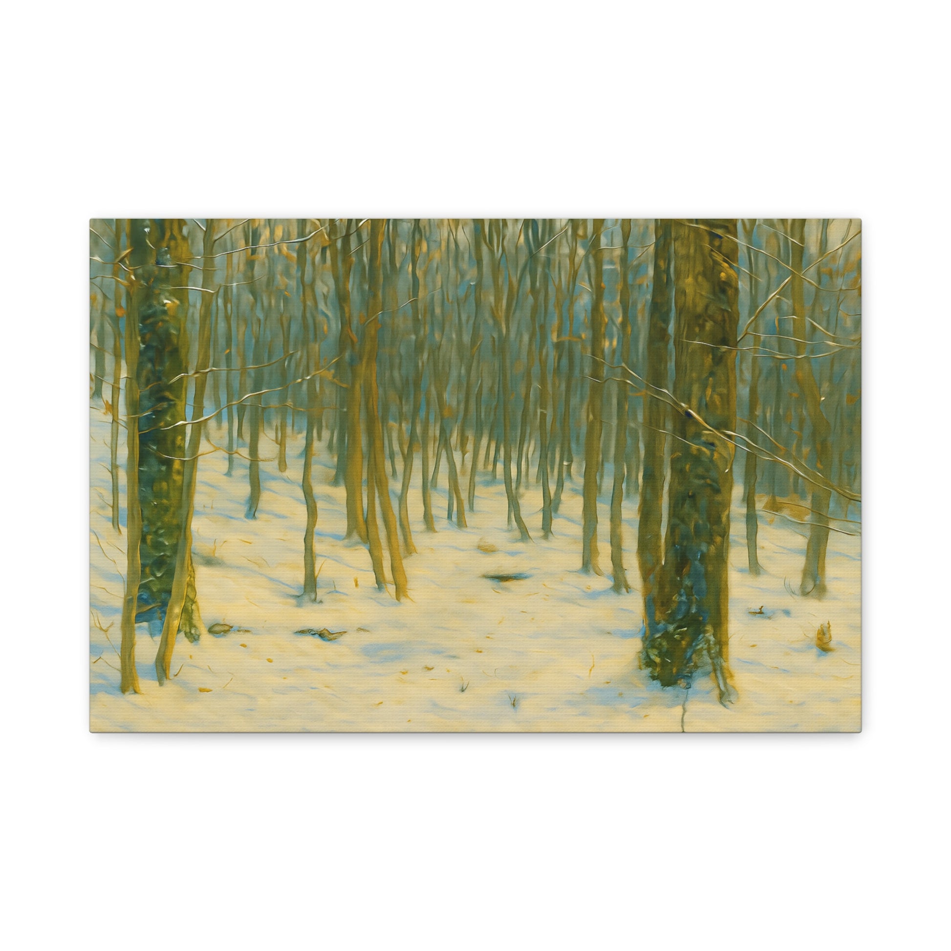 Winter Forest Matte Canvas Art Print - Best Canvas | Gothic Decor Store | Buy Online