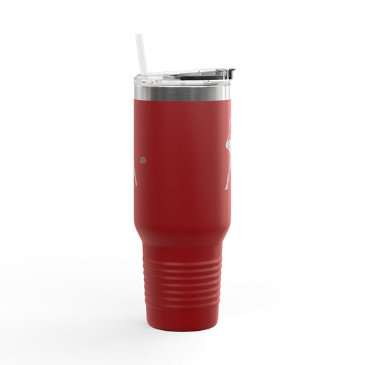 Baseball Player Insulated Travel Mug - 40oz, Sports Enthusiast Gift, Coffee Cup, Active Lifestyle, Personalized Mug, Custom Travel Tumbler