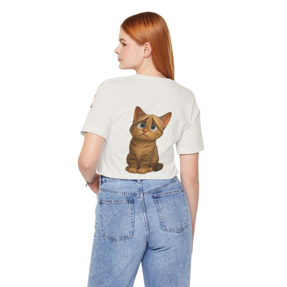 Adorable Cat Graphic Tee, Cute Pet Lover Shirt, Animal Lover Gift, Funny Cat Apparel, Birthday, Christmas, Everyday Use