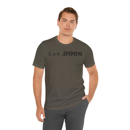 Established 2009 Unisex Tee - Casual Wear, Birthday Gift, Graduation Outfit, Anniversary Shirt, Personalized Fashion