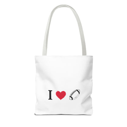 Football Lover's Tote Bag - Perfect for Game Day, Sports Events, Gifts for Fans, Eco-Friendly Carryall, Personal Use, Travel Bag