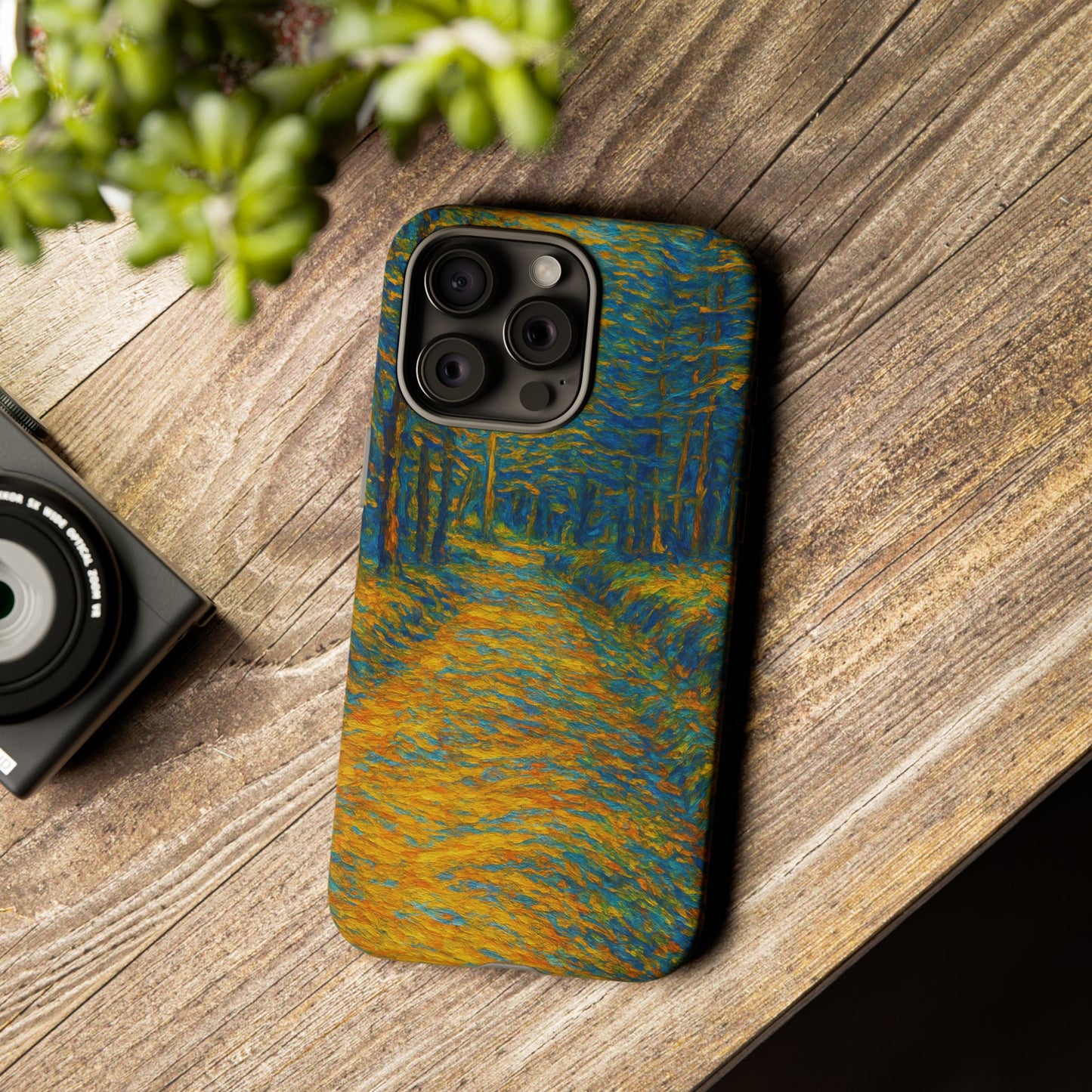 Artistic Phone Case for Nature Lovers, Tough Cases, Vibrant Design, Gift for Friends, Phone Accessories, Unique Artwork